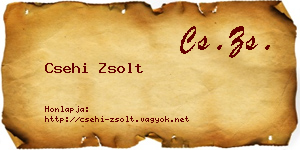 Csehi Zsolt névjegykártya